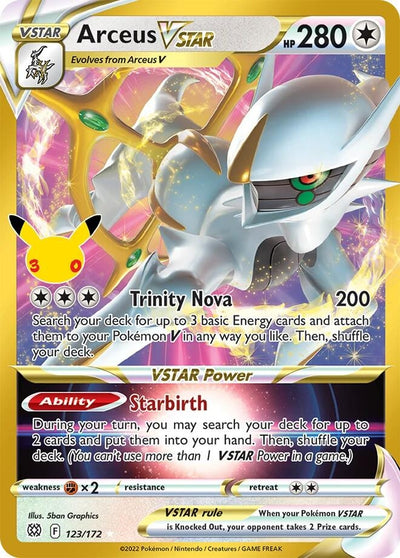 Arceus VSTAR (ME: 30th Celebration Classic Collection) (123/172) (30C)