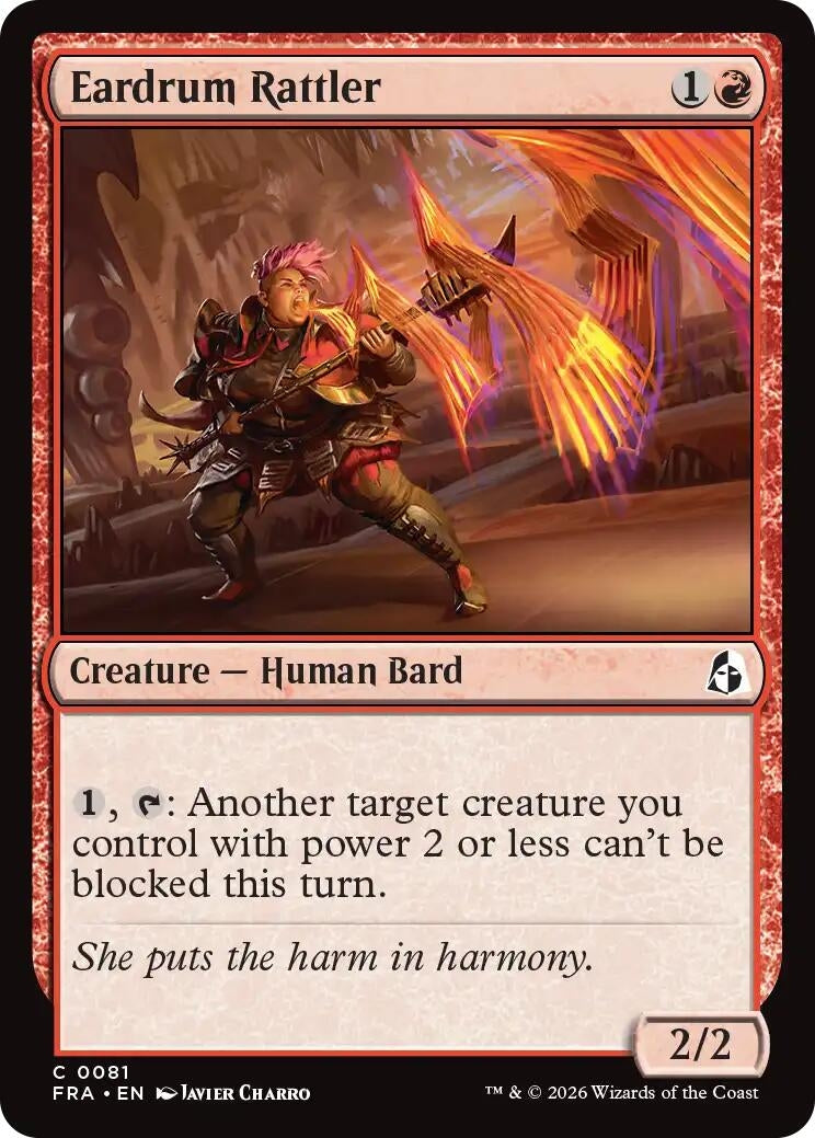 Image for Eardrum Rattler (Reality Fracture) (81) (FRA) - Magic: The Gathering