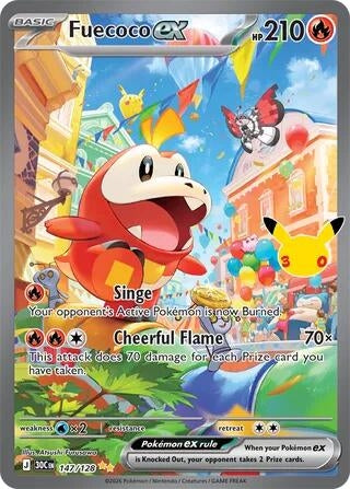Fuecoco ex (ME: 30th Celebration) (147/128) (30C)