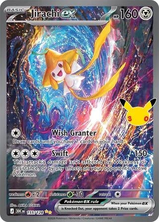 Jirachi ex (ME: 30th Celebration) (155/128) (30C)