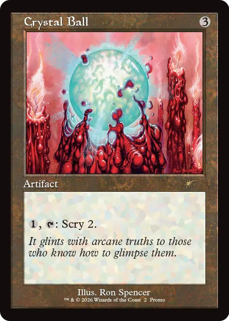 Image for Crystal Ball (Retro Frame) (WPN & Gateway Promos) (2) (WPN) - Magic: The Gathering