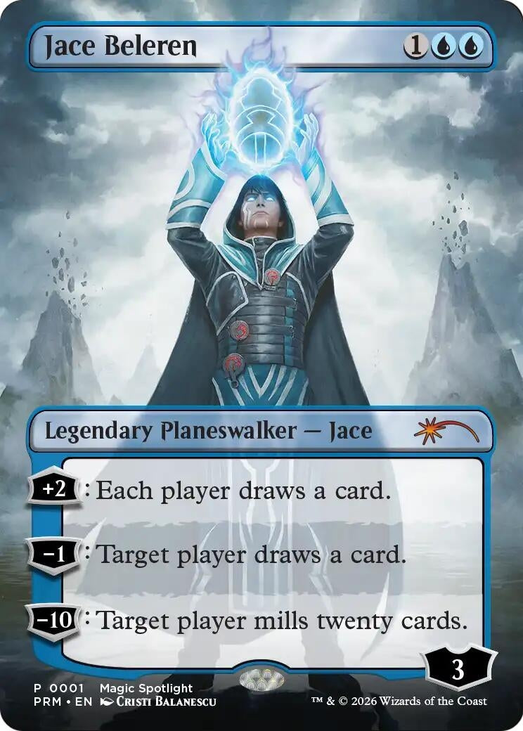 Image for Jace Beleren (Unique and Miscellaneous Promos) (1) (UMP) - Magic: The Gathering