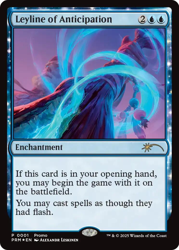 Image for Leyline of Anticipation (Unique and Miscellaneous Promos) (1) (UMP) - Magic: The Gathering
