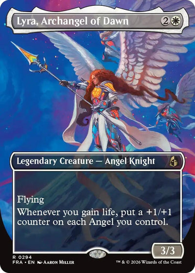 Lyra, Archangel of Dawn (Borderless) (Reality Fracture) (294) (FRA)