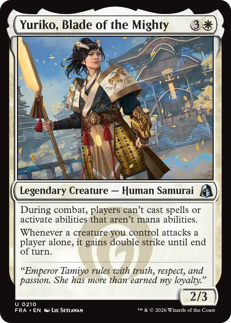 Image for Yuriko, Blade of the Mighty (Reality Fracture) (210) (FRA) - Magic: The Gathering