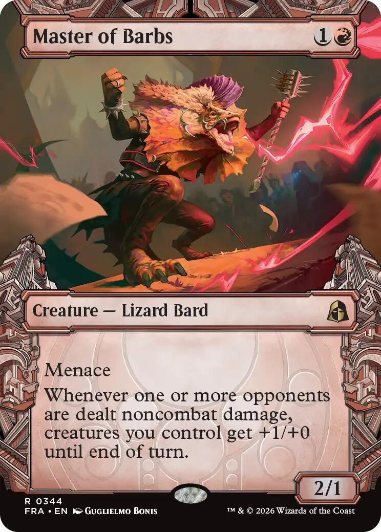 Image for Master of Barbs (Showcase) (Reality Fracture) (344) (FRA) - Magic: The Gathering