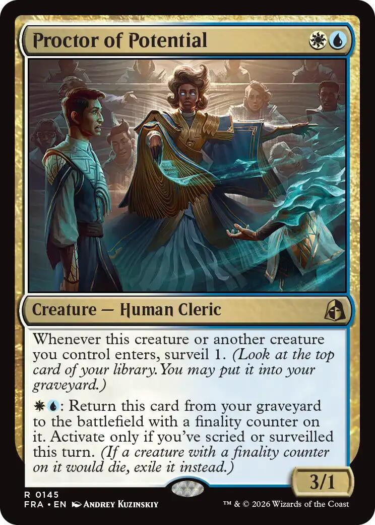 Image for Proctor of Potential (Reality Fracture) (145) (FRA) - Magic: The Gathering