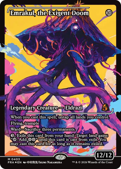 Emrakul, the Exigent Doom (Showcase) (Reality Fracture) (403) (FRA)