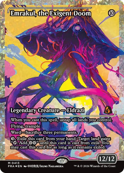 Emrakul, the Exigent Doom (Showcase) (Fracture Foil) (Reality Fracture) (413) (FRA)