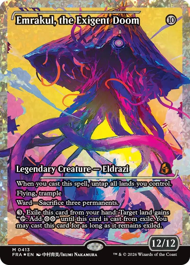 Image for Emrakul, the Exigent Doom (Showcase) (Fracture Foil) (Reality Fracture) (413) (FRA) - Magic: The Gathering