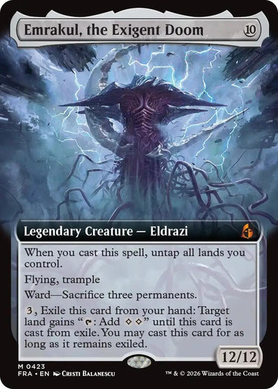 Emrakul, the Exigent Doom (Extended Art) (Reality Fracture) (423) (FRA)