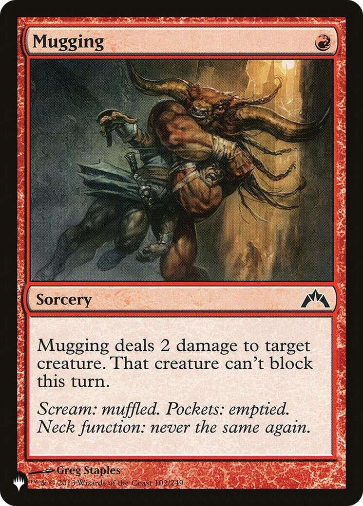 Image for Mugging (The List Reprints) (102) (LIST) - Magic: The Gathering