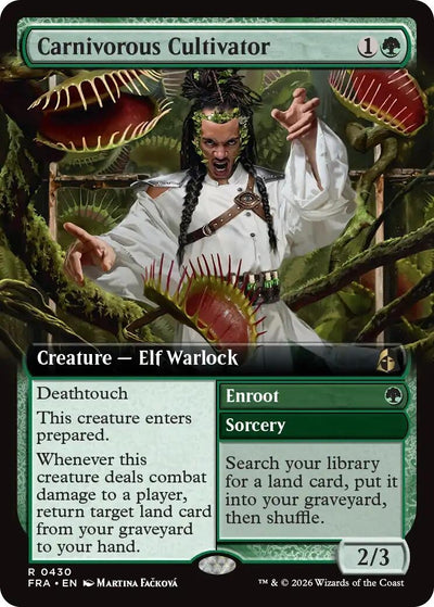 Carnivorous Cultivator (Extended Art) (Reality Fracture) (100) (FRA)