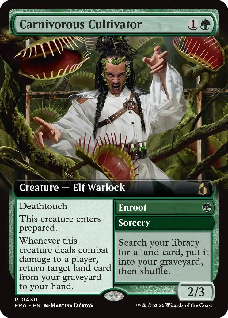 Image for Carnivorous Cultivator (Extended Art) (Reality Fracture) (100) (FRA) - Magic: The Gathering
