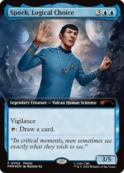 Spock, Logical Choice (Extended Art) (Media Promos) (4) (MEDIA)