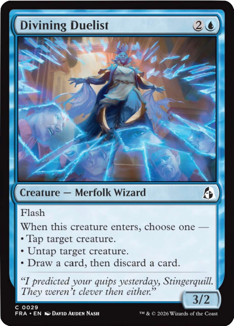 Image for Divining Duelist (Reality Fracture) (29) (FRA) - Magic: The Gathering