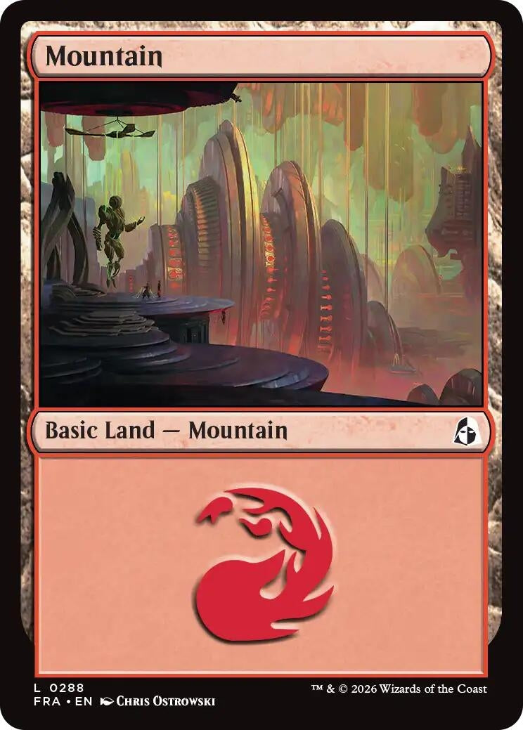 Image for Mountain (0288) (Reality Fracture) (288) (FRA) - Magic: The Gathering