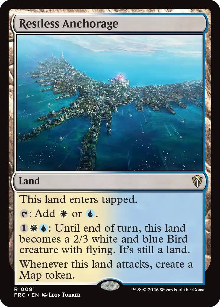Image for Restless Anchorage (Commander: Reality Fracture) (81) - Magic: The Gathering