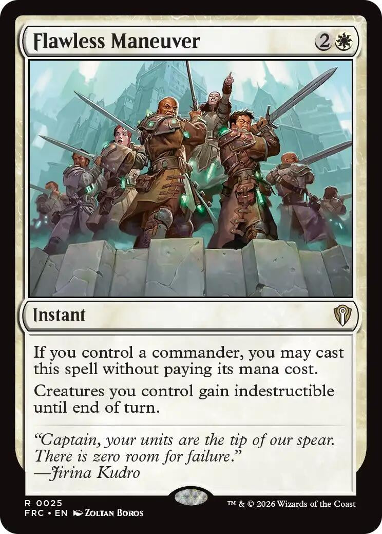 Image for Flawless Maneuver (Commander: Reality Fracture) (25) - Magic: The Gathering