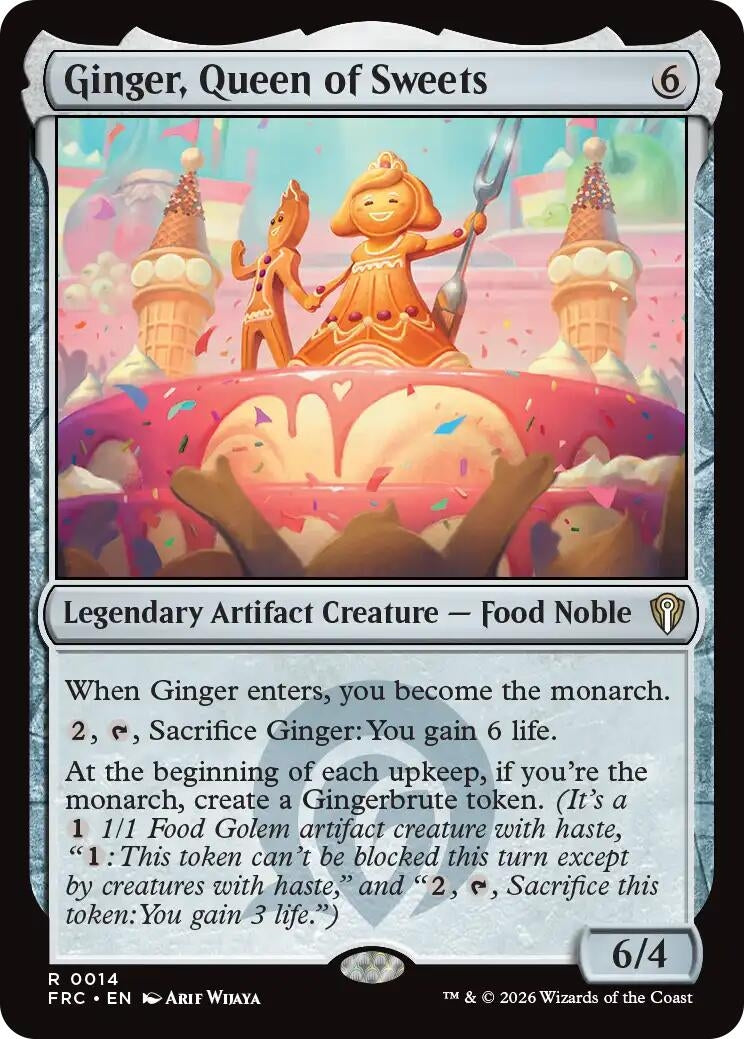 Image for Ginger, Queen of Sweets (Commander: Reality Fracture) (14) - Magic: The Gathering