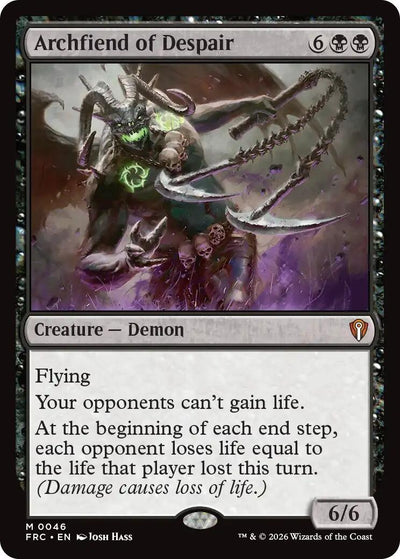 Archfiend of Despair (Commander: Reality Fracture) (46)