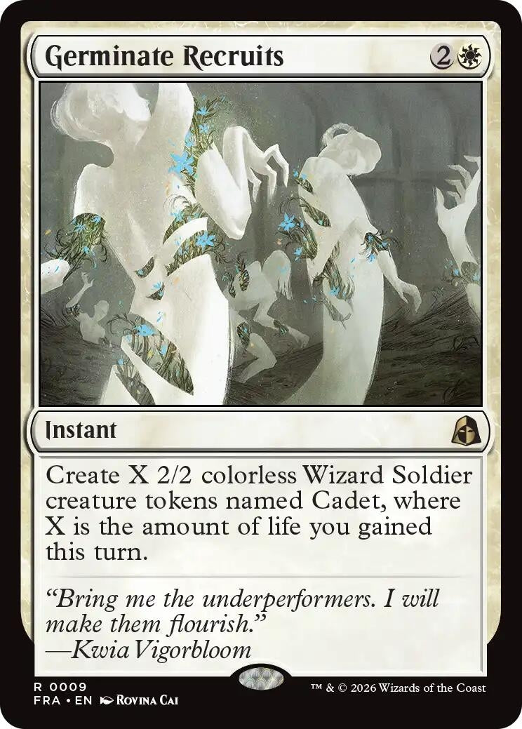 Image for Germinate Recruits (Reality Fracture) (9) (FRA) - Magic: The Gathering