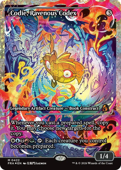Codie, Ravenous Codex (Showcase) (Fracture Foil) (Reality Fracture) (422) (FRA)
