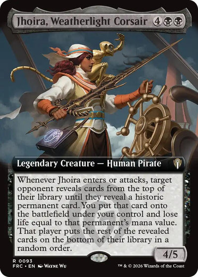 Jhoira, Weatherlight Corsair (Extended Art) (Commander: Reality Fracture) (93) (FRC)