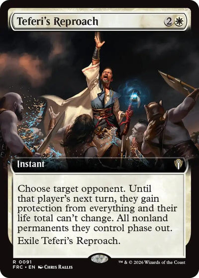 Teferi's Reproach (Extended Art) (Commander: Reality Fracture) (91) (FRC)