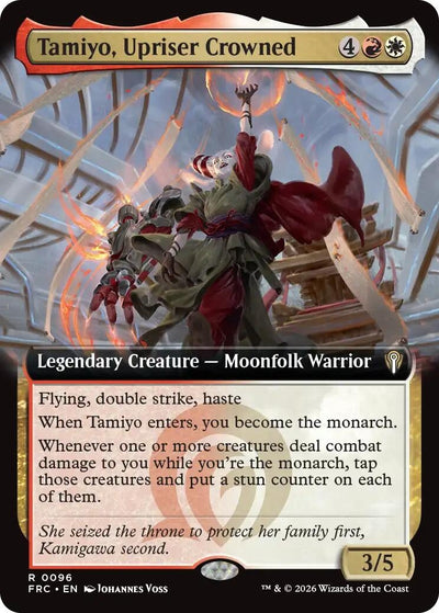 Tamiyo, Upriser Crowned (Extended Art) (Commander: Reality Fracture) (96) (FRC)