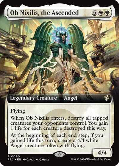 Ob Nixilis, the Ascended (Extended Art) (Commander: Reality Fracture) (90) (FRC)