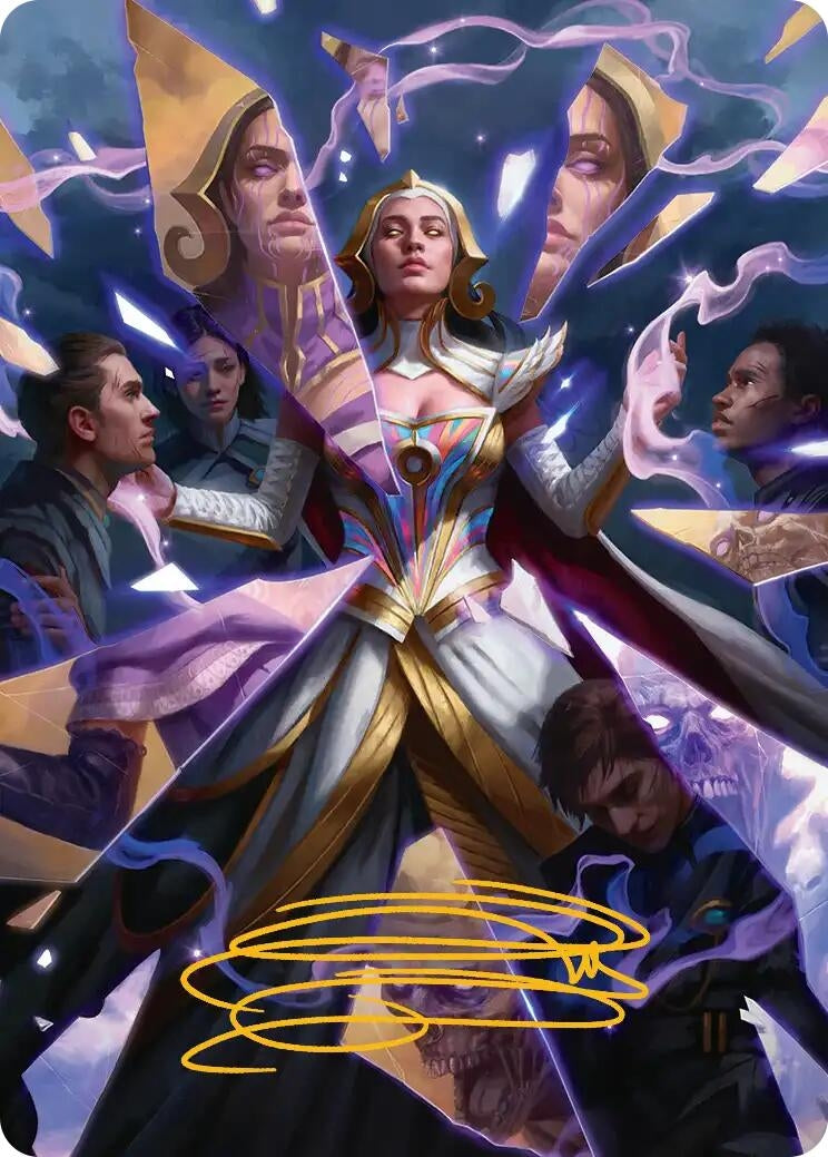 Image for Return to the Light Realms Art Card (5/54) (Gold-Stamped Signature) (Art Series: Reality Fracture) (5) (ASFRA) - Magic: The Gathering