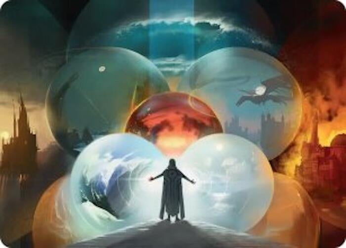 Image for Jace's Machinations Art Card (Art Series: Reality Fracture) (40) (ASFRA) - Magic: The Gathering
