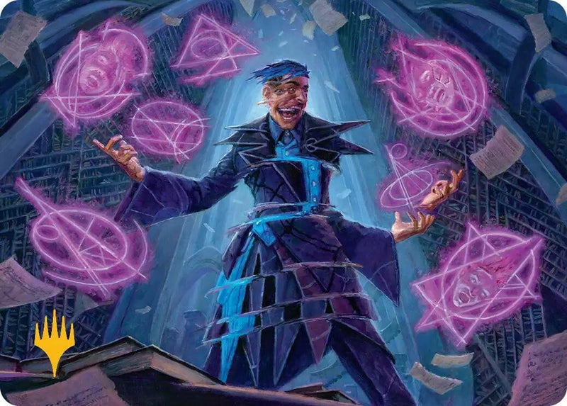 Image for Dark Matter Manipulator Art Card (Gold-Stamped) (Art Series: Reality Fracture) (11) (ASFRA) - Magic: The Gathering