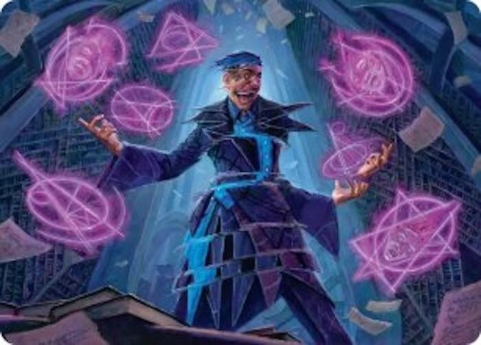 Image for Dark Matter Manipulator Art Card (Art Series: Reality Fracture) (11) (ASFRA) - Magic: The Gathering