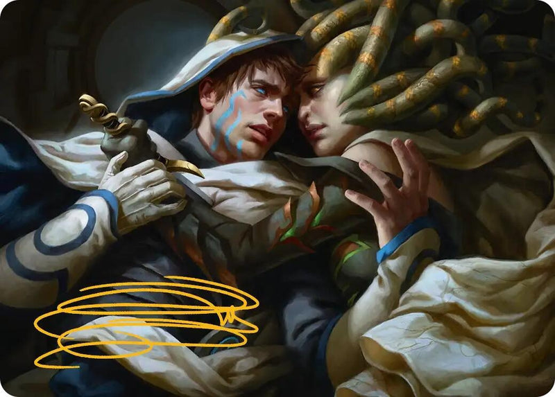 Image for Vraska's Final Mercy Art Card (Gold-Stamped Signature) (Art Series: Reality Fracture) (15) (ASFRA) - Magic: The Gathering