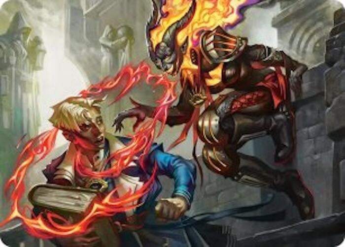 Image for Hallway Heckler Art Card (Art Series: Reality Fracture) (17) (ASFRA) - Magic: The Gathering