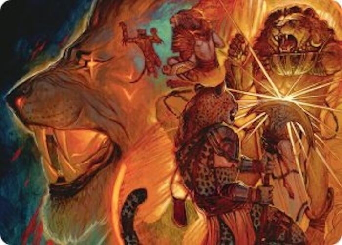 Image for Way of the Warlord Art Card (Art Series: Reality Fracture) (33) (ASFRA) - Magic: The Gathering