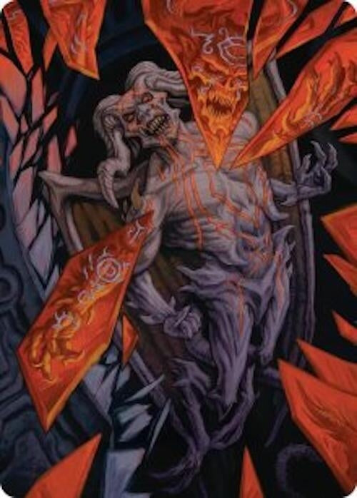 Image for Curse-Marred Demon Art Card (Art Series: Reality Fracture) (37) (ASFRA) - Magic: The Gathering