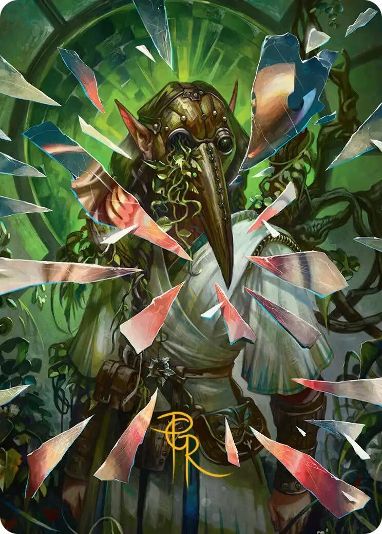 Image for Simulacrum Shaper Art Card (Gold-Stamped Signature) (Art Series: Reality Fracture) (38) (ASFRA) - Magic: The Gathering