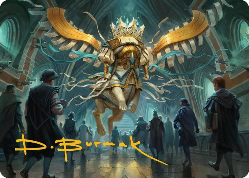 Image for Denzilore Fatehold Art Card (Gold-Stamped Signature) (Art Series: Reality Fracture) (25) (ASFRA) - Magic: The Gathering