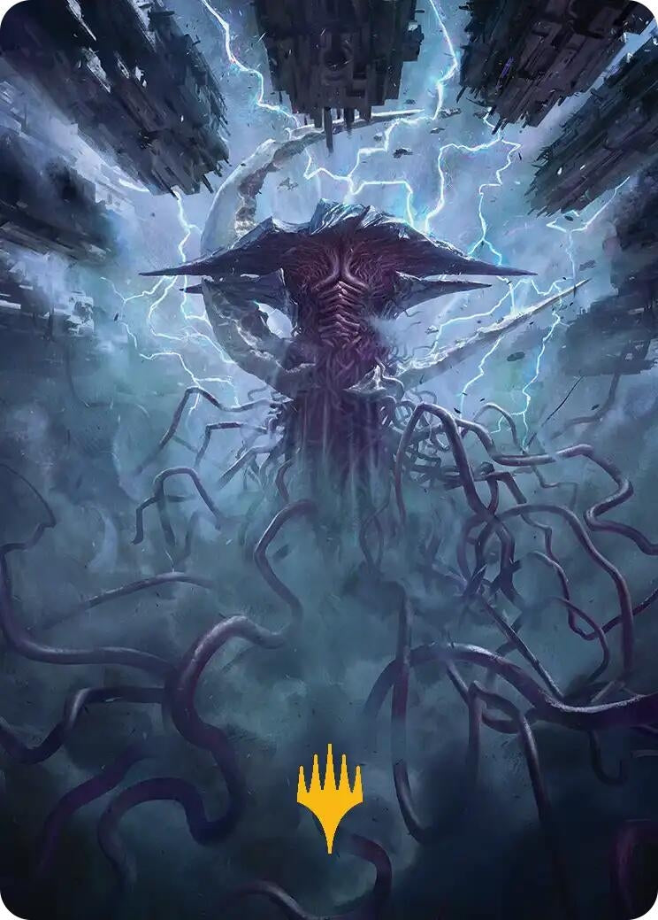 Image for Emrakul, the Exigent Doom Art Card (Gold-Stamped) (Art Series: Reality Fracture) (1) (ASFRA) - Magic: The Gathering