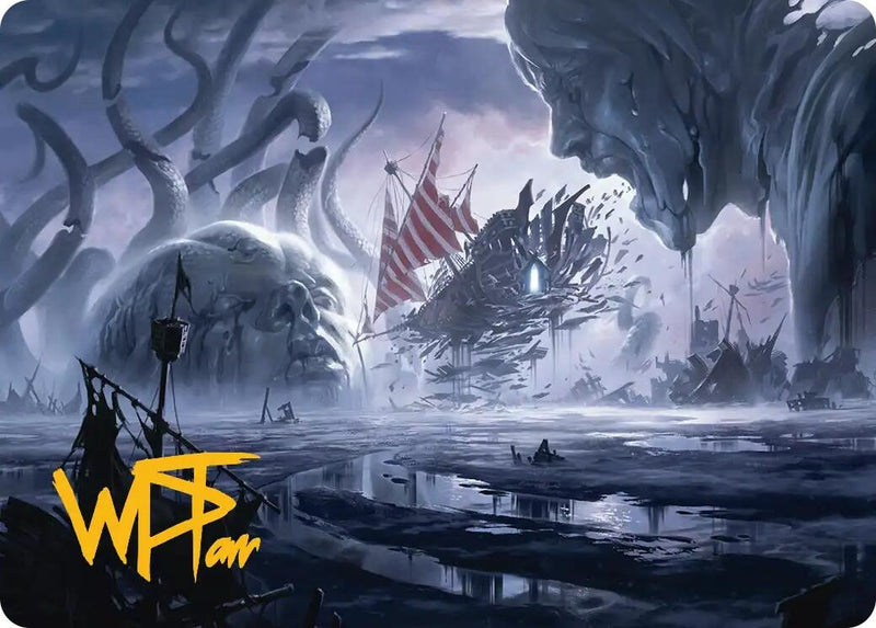 Image for Shipwreck Marsh Art Card (Gold-Stamped Signature) (Art Series: Reality Fracture) (31) (ASFRA) - Magic: The Gathering