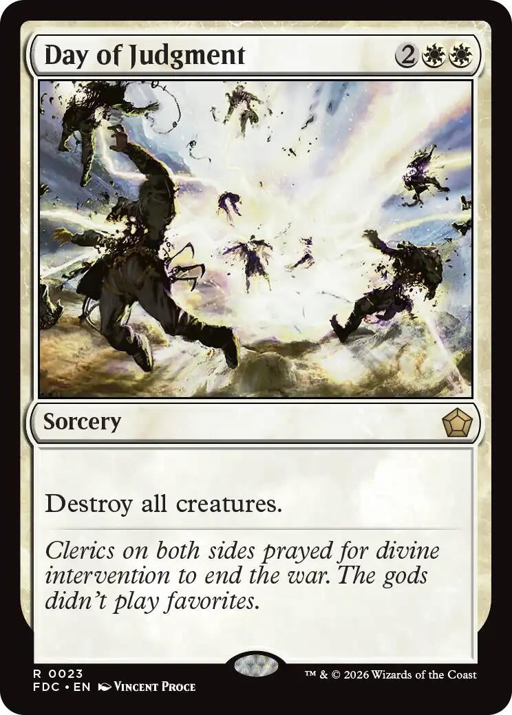 Image for Day of Judgment (Commander: Foundations) (23) (FDC) - Magic: The Gathering
