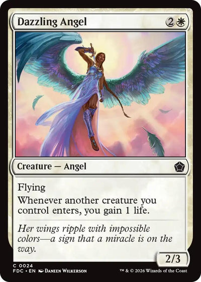 Dazzling Angel (Commander: Foundations) (24) (FDC)