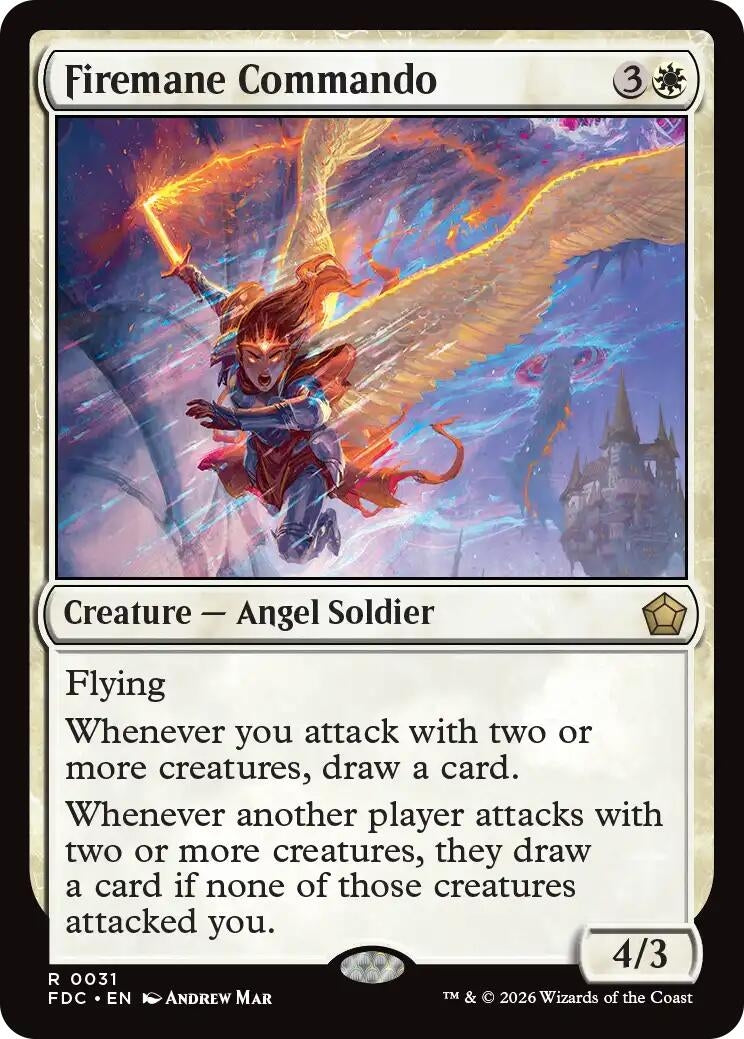 Image for Firemane Commando (Commander: Foundations) (31) (FDC) - Magic: The Gathering