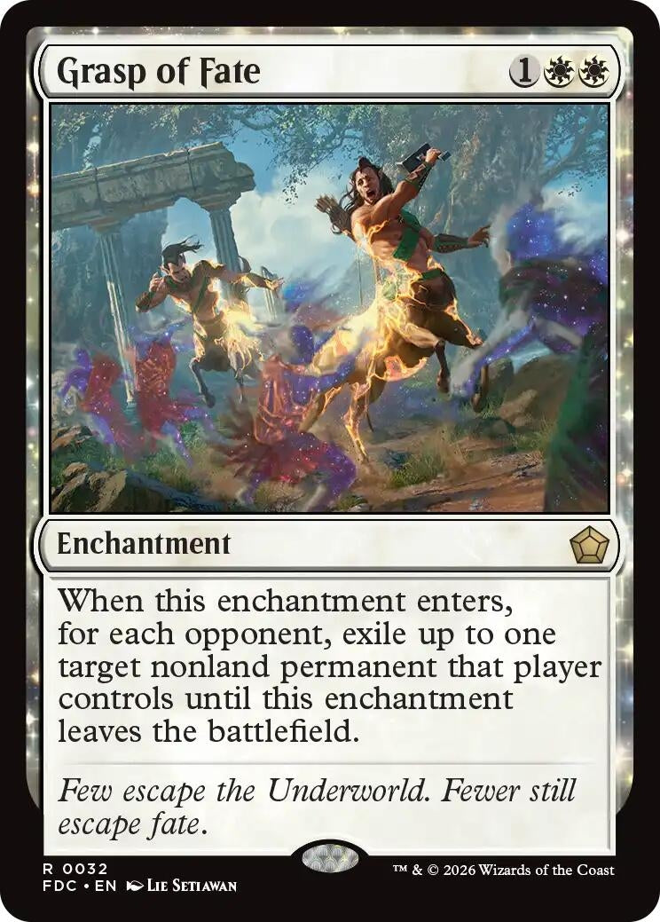 Image for Grasp of Fate (Commander: Foundations) (32) (FDC) - Magic: The Gathering
