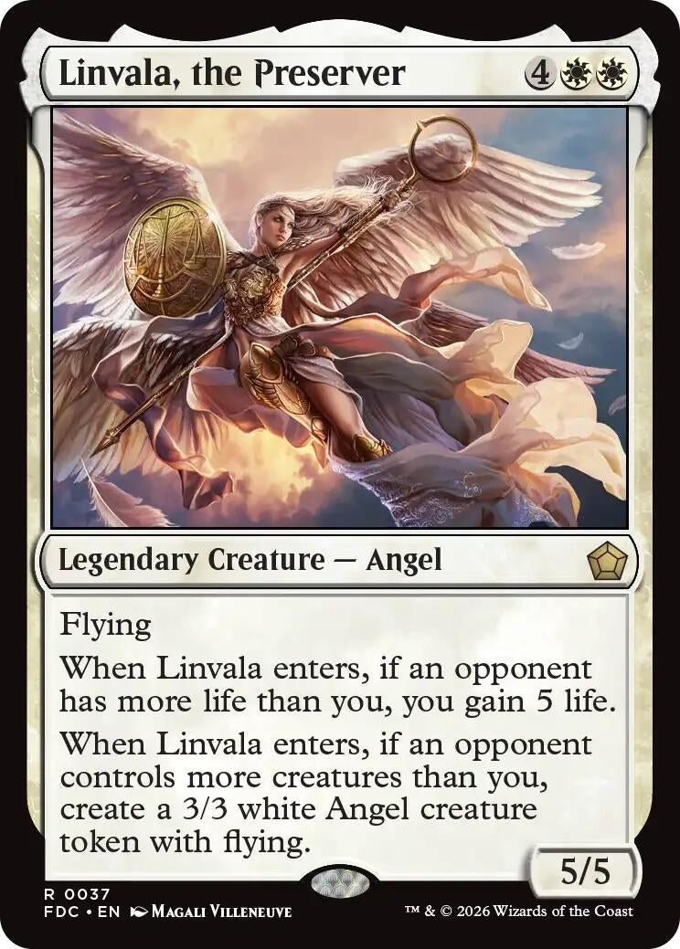 Image for Linvala, the Preserver (Commander: Foundations) (37) (FDC) - Magic: The Gathering