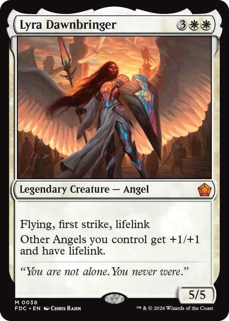 Image for Lyra Dawnbringer (Commander: Foundations) (38) (FDC) - Magic: The Gathering