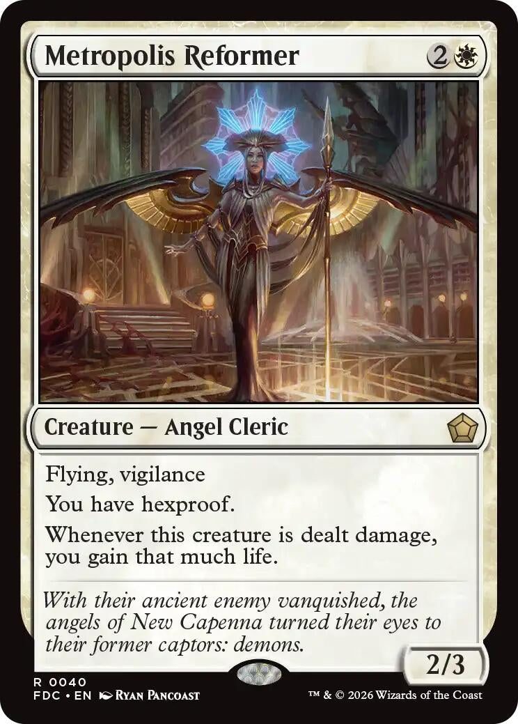Image for Metropolis Reformer (Commander: Foundations) (40) (FDC) - Magic: The Gathering